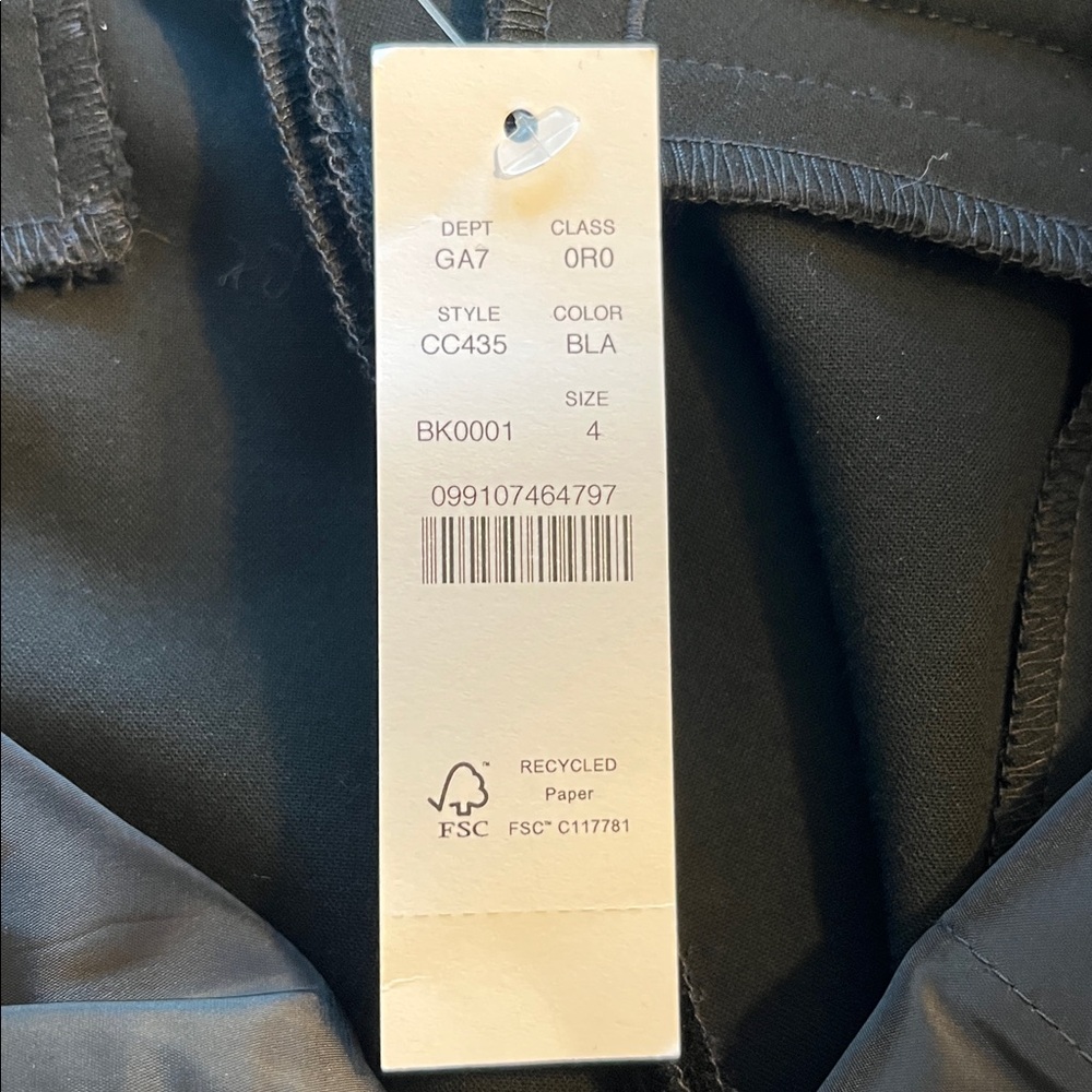 NWT J.Crew | New Cameron pant in four-season stretch | Black | Size 4 - Picture 10 of 15